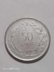 TÜRKİYE CUMHURİYETİ 50 KURUŞ 1976  ÇÇT