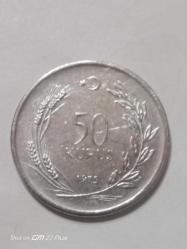 TÜRKİYE CUMHURİYETİ 50 KURUŞ 1975  ÇÇT