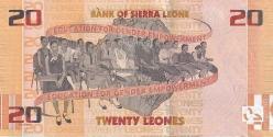 SIERRA LEONE 20 Leones, 2022 ÇİL