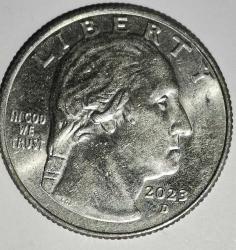 AMERİKA 2023 D  25 CENT  HATIRA ELEANOR ROOSEVELT