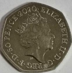 İNGİLTERE 2020   50 PENCE HATIRA  British Diversity (İNGİLİZ ÇEŞİTLİLİĞİ)