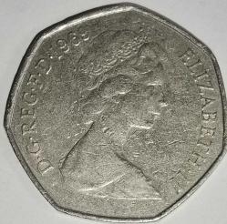 İNGİLTERE 1969   50 PENCE
