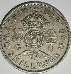 İNGİLTERE 1950   2 SCHILING