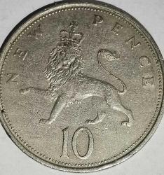 İNGİLTERE 1970  10 PENCE