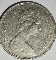 İNGİLTERE 1975  10 PENCE