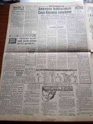 Vatan Gazetesi - 11 Haziran 1962 - Şevket Süreyya Aydemir Köşe Yazısı - Vatan Gazetesi İlk Çekilişi Yapıldı - Otomobil 3962  Numaranın Sahibini Hüseyin Özüyar'a Çıktı - Kongrede Adalet Partililer Birbirine Girdi - Türkiye İşçi Partisi Lideri Mehmet Ali Aybar Asıl Mesele Af Değil Diyor - Kamuran Evliyaoğlu - İsmet İnönü'nüm Hükümet Açıklaması - Örnek İmam Abidin Topuz - Şüpheli Adam Şahin Karaman Casusluk Sanığı - Kızılay Şişli Dispanseri Açılıyor - Devlet Operası Üzerine - Rüzgar Çelebi Çizen Guy Bara - Galata Köprüsünde Tamirat - Bakırköy Akıl Hastanesi'nde Tedavi Edilen Deliler Spor Gösterisi Yaptı - Güney Kore'de Amerikan Askerleri Kışlalardan Çıkarılmayacak - Diktatör Franco Baskıyı Arttırdı - Oyuncu Kız Çizgi Roman - Üç Perdelik Cinayet Yazan Agatha Christie Yazı Dizisi - Afrika Güneşinde Bir Beyaz Kadın Marina Vlady - Noyan Amca Dert Ortağı - Şampiyon Galatasaray Göztepeye Mağlup - Altınordu 3 Karşıyaka 3 - Dünya Kupasının Favorileri Yenildi - Amatörde Karagücü Şampiyon