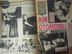 Pazar Haftalık Aktüalite Sinema Tiyatro Müzik ve Magazin Dergisi - 5 Mayıs 1972 - Sayı:815 - Esen Püsküllü - Müşerref Tezcan - ''Mutluyuz ve gül gibi geçiniyoruz'' - Serpil Örümcer - En güzel aşçı benim - Seyyal Taner, Tamer Yiğit sevişmek için otomobili seçtiler - Aşk otomobili - Seks Salgını - Sami Tunç - Yalnızlık Semra Sar'ın canına tak etti - Persil deterjan reklamı - Bir çırpıda Hülya Darcan - Melek Görgün yarışmada rakip tanımıyor - Hayati Hamzaoğlu - Çiftçi güzeli Seyhan Gümüş açılıp saçıldı - ALFA Banyo Köpüğü Reklamı - Nigar Uluerer - Avrupa'dan yüklü döndü - Birsen Kaya - Bitirim Kemal - Yıldırım Gencer - Tijen Dorsay - Gülgün Erdem Judo'dan sonra karate öğrendi - Zeynep Aksu Milano film festivalinde - Müşerref Tezcan - Sezer Güvenirgil sette bile eşinin peşini bırakmıyor fotoğraf ve haberi r- Tam Takım Dergi