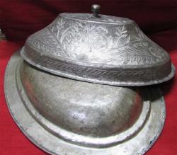 AnTiKa BOSNA İşi OSMANLI BAKIR KaPaKLı SAHAN......29cm