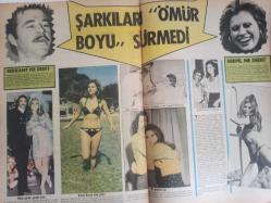 Pazar Haftalık Aktüalite Sinema Tiyatro Müzik ve Magazin Dergisi - 27 Ekim 1972 - Sayı:840 - Seyyal Taner - Nadia - Feyzi Tuna - Burhan Tekinliğ - Salih Güney - İpek Güney - Kuzey Vargın - Zuhal Tan, Nil Göncü'nün ardından Yeşilçam bir kurban daha verdi - Nil Başak - Ender Çerçioğlu - Fotojeni güzeli başrole çıktı - Behçet Nacar - Tursil Deterjan Reklamı - Kerem Bozbay - Zeynep Değirmencioğlu - Elia Kazan - Zeynep Değirmencioğlu - Şarkıları ''Ömür Boyu'' sürmedi - Berkant - Serpil Örümcer - Bayan Bacak - Nadia'nın şansı yaver gidince eski plak satıcısı başrol oyuncusu oldu - Seyyal Taner Avrupa'da plak kapağı modeli oldu - Operacı Altan Günbay sinemanın en ateşli ''aşk ilahı'' oluverdi - Altan Günbay - Türkan Erdem fotoğraf ve haberi - Tam Takım Dergi