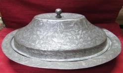 AnTiKa BOSNA İşi OSMANLI BAKIR KaPaKLı SAHAN......26cm
