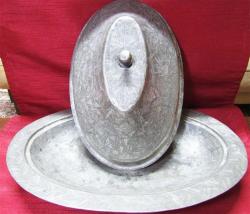 AnTiKa BOSNA İşi OSMANLI BAKIR KaPaKLı SAHAN......26cm