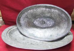 AnTiKa BOSNA İşi OSMANLI BAKIR KaPaKLı SAHAN......26cm