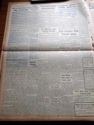 Vatan Gazetesi - 22 Haziran 1950 - Eskişehir Ve Şarkta Felakete Uğrayanların Durumu - Ulaştırma Bakanı General Fahri Belen - Fin Milletvekili Bayan Karvikko Şehrimizde - Fuchs Hidrojen Bombası Sırlarını Da Ruslara Vermiş - Siyaset Ufkumuzun Yeni Simaları Yazan Sinan Korle Yazı Dizisi - Geniş Bir Dünya Görüşüne Sahip Bakan Nihat Reşat Belger - Kandıra'daki Yamyamlar -  Türk Ocakları Halkevlerini İstiyor - İtham Eden Gözler Yazan Henry Bordeaux Yazı Dizisi - Ocaklar Niçin Kapatıldılar - İtalya'da Kominform Aleyhtarı Komünist Partisi Kuruldu - İngiltere Kıbrıs'tan Vazgeçemiyor - Servisten Çıkarılan Makam Otomobilleri - Resimlerle Hadiseler - Kanuni Sultan Süleyman Yazan Feridun Fazıl Tülbentçi Yazı Dizisi - Pasifik Adalarında Bir Türk Anlatan Faruk Yönter Yazı Dizisi - İstanbul Üniversitesi Talebe Birliği Ve Devlet Tiyatrosu Sanatkarları - Çapamarka - Jawa Motosikletleri - Çörçil Anlatıyor Çıktı - Kanzuk Eczanesi - Mazon Meyva Tuzu - İstanbul Ankara Radyosu Programı - Kibar Sabunu