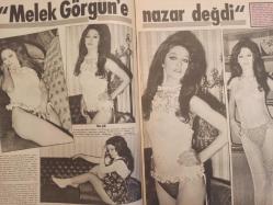 Pazar Haftalık Aktüalite Sinema Tiyatro Müzik ve Magazin Dergisi - 22 Aralık 1972 - Sayı:848 - Fatma Girik - Figen Han - Esen Püsküllü - ''Melek Görgün'e nazar değdi'' - Göksel Arsoy - Zeki Müren - Aydın Sagay - Behzat Şenyıldız - Cevat Beşocak - Fatma Girik - Selma Güneri - Arzu Okay - Figen Han - Sevda Ferdağ - Feri Cansel - Sadri Alışık - Nebahat Çehre - Ülkü Özen - Berkant - Nigar Uluerer - Tursil Deterjan Reklamı - Cüneyt Arkın - Tamer Yiğit - Seyyal Taner - Nazan Şoray - Meliha Şoray - Yaşar Tunalı - Yücel Hekimoğlu - Yıldıray Çınar - Mehmet Aslan - Birsen Ayda - Salih Güney - Fahrettin Aslan - Yeşilçam'ın yeni dansözü - Bahar Erdeniz - Edison Ampul Reklamı - ''Versinler parayı atayım göbeği'' fotoğraf ve haberi - Tam Takım Dergi