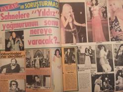 Pazar Haftalık Aktüalite Sinema Tiyatro Müzik ve Magazin Dergisi - 22 Aralık 1972 - Sayı:848 - Fatma Girik - Figen Han - Esen Püsküllü - ''Melek Görgün'e nazar değdi'' - Göksel Arsoy - Zeki Müren - Aydın Sagay - Behzat Şenyıldız - Cevat Beşocak - Fatma Girik - Selma Güneri - Arzu Okay - Figen Han - Sevda Ferdağ - Feri Cansel - Sadri Alışık - Nebahat Çehre - Ülkü Özen - Berkant - Nigar Uluerer - Tursil Deterjan Reklamı - Cüneyt Arkın - Tamer Yiğit - Seyyal Taner - Nazan Şoray - Meliha Şoray - Yaşar Tunalı - Yücel Hekimoğlu - Yıldıray Çınar - Mehmet Aslan - Birsen Ayda - Salih Güney - Fahrettin Aslan - Yeşilçam'ın yeni dansözü - Bahar Erdeniz - Edison Ampul Reklamı - ''Versinler parayı atayım göbeği'' fotoğraf ve haberi - Tam Takım Dergi