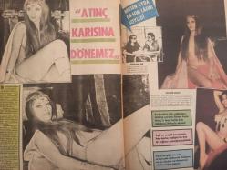 Pazar Haftalık Aktüalite Sinema Tiyatro Müzik ve Magazin Dergisi - 22 Aralık 1972 - Sayı:848 - Fatma Girik - Figen Han - Esen Püsküllü - ''Melek Görgün'e nazar değdi'' - Göksel Arsoy - Zeki Müren - Aydın Sagay - Behzat Şenyıldız - Cevat Beşocak - Fatma Girik - Selma Güneri - Arzu Okay - Figen Han - Sevda Ferdağ - Feri Cansel - Sadri Alışık - Nebahat Çehre - Ülkü Özen - Berkant - Nigar Uluerer - Tursil Deterjan Reklamı - Cüneyt Arkın - Tamer Yiğit - Seyyal Taner - Nazan Şoray - Meliha Şoray - Yaşar Tunalı - Yücel Hekimoğlu - Yıldıray Çınar - Mehmet Aslan - Birsen Ayda - Salih Güney - Fahrettin Aslan - Yeşilçam'ın yeni dansözü - Bahar Erdeniz - Edison Ampul Reklamı - ''Versinler parayı atayım göbeği'' fotoğraf ve haberi - Tam Takım Dergi