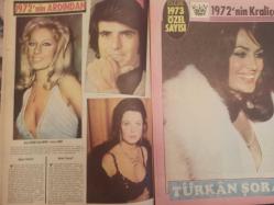 Pazar Haftalık Aktüalite Sinema Tiyatro Müzik ve Magazin Dergisi - 29 Aralık 1972 - Sayı:849 - Hülya Koçyiğit - Sarafina - Leyla Sayar - Engin Çağlar - Filiz Vural - Demir Karahan - Estella Blain - Selda Alkor - Cihat İlkbaşaran - Zeynep Tedü - Salih Güney - Serpil Örümcer - Berkant - Uğur Güçlü - Bilge Olgaç - İzak Benerdate - Meltem Mete - Fikret Hakan - Hümeyra - Fahrettin Aslan - Sacit Aslan - Seher Şeniz - Lütfi Ö. Akad - Serdar Gökhan - Aysun Güven - Kamil Bilbaşar - Fatma Belgen - Halit Refiğ - Yıldız Kenter - Hale Soygazi - Hülya Koçyiğit - Emel Sayın - Tarık Akan - Fatma Girik - Türkan Şoray - Filiz Akın fotoğraflı 1973 Takvimi - Cüneyt Arkın - Persil Deterjan Reklamı - Nazan Berk - Gökben - Atilla Ergün - Erol Taş - Nilüfer Koçyiğit - Ender Çerçioğlu - Nilüfer Koçyiğit - Behçet Nacar fotoğraf ve haberi - Tam Takım Dergi