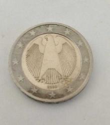 2 EURO MADENİ PARA 2002 J SERİSİ Yılı (Resimdeki Ürün Gönderilecektir)(29)