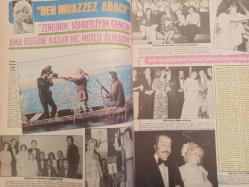 Pazar Haftalık Aktüalite Sinema Tiyatro Müzik ve Magazin Dergisi - 1974 Yılı - Sayı:987 - Arzu Okay - Alev - ''Berkant'a ömür boyu sürecek mutluluk dilerim'' - Serpil Örümcer - Türkan Şoray - Hülya Koçyiğit - Cüneyt Arkın - Zennube - ''Ben Muazzez Abacı'' - Atilla Kurtbaş - Ela Altın - Turhan Özek - Hülya Sözer - Tamer Şener - Necdet Tokatlı - Osman Adaş - Semra Ersoylu - Ahmet Melik - Selçuk Aygın - Ünal Narçın - Semra Ersoylu - Tamer Şener - Zeki Çetin - Atilla Kurtbaş - Osman Türen - Sevim Deran - İnci Çayırlı - Müşerref Tezcan Dev Posteri - Ünlüler Albümü: Nuri Sesigüzel - Abdurrahman Palay - Muhterem Nur - Figen Say - Zeynep Aksu - Sevda Ferdağ - Sema Eyüboğlu - Aytaç Arman - İlhan Engin, bu filmi festival için yaptığını söylüyor - Tamer Yiğit - Rukiye Yiğit - Nükhet Duru'nun keyfine diyecek yok: ''Artık hiç kimseye borçlu değilim'' fotoğraf ve haberi - Posterli Tam Takım Dergi