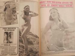 Pazar Haftalık Aktüalite Sinema Tiyatro Müzik ve Magazin Dergisi - 1974 Yılı - Sayı:987 - Arzu Okay - Alev - ''Berkant'a ömür boyu sürecek mutluluk dilerim'' - Serpil Örümcer - Türkan Şoray - Hülya Koçyiğit - Cüneyt Arkın - Zennube - ''Ben Muazzez Abacı'' - Atilla Kurtbaş - Ela Altın - Turhan Özek - Hülya Sözer - Tamer Şener - Necdet Tokatlı - Osman Adaş - Semra Ersoylu - Ahmet Melik - Selçuk Aygın - Ünal Narçın - Semra Ersoylu - Tamer Şener - Zeki Çetin - Atilla Kurtbaş - Osman Türen - Sevim Deran - İnci Çayırlı - Müşerref Tezcan Dev Posteri - Ünlüler Albümü: Nuri Sesigüzel - Abdurrahman Palay - Muhterem Nur - Figen Say - Zeynep Aksu - Sevda Ferdağ - Sema Eyüboğlu - Aytaç Arman - İlhan Engin, bu filmi festival için yaptığını söylüyor - Tamer Yiğit - Rukiye Yiğit - Nükhet Duru'nun keyfine diyecek yok: ''Artık hiç kimseye borçlu değilim'' fotoğraf ve haberi - Posterli Tam Takım Dergi