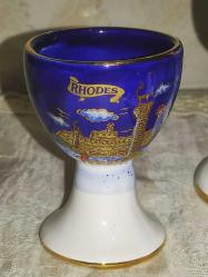 18139-MUHTEŞEM GÜZELLİKDE 4 PARÇA HAND MADE IN GREECE IN 24 K GOLD PORSELEN OBJE VE KÜLLÜK