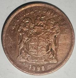 GÜNEY AFRİKA 1998  2 CENT