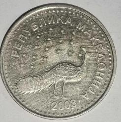 MAKEDONYA 2008 10 DENAR