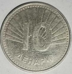 MAKEDONYA 2008 10 DENAR
