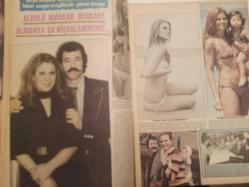 Pazar Haftalık Aktüalite Sinema Tiyatro Müzik ve Magazin Dergisi - 1974 Yılı - Sayı:981 - Meral Orhonsay - Aynur Akarsu - Senar Seven'in birisi resmi nişanlısı olmak üzere, iki sevgilisi var - Selen Batıkan İstanbul-Bursa mekik dokuyor - Serpil Örümcer - Berkant - Engin Işık - Seyyal Taner Dev Posteri - Yılmaz Köksal - Tevfik Fikret - Arzu Okay - Çetin İnanç - Eva Bender - Tunç Başaran - Ülkü Özen - Arzu Okay - Hale Soygazi - Ahmet Özhan - Yücel Uçanoğlu - Ayla Algan - Kartal Tibet - Fatma Belgen - Elif Pektaş - Ajda Pekkan - Tennur Solak - Ahmet Tarık Tekçe - Öztürk Serengil - Senih Orkan - Sevda Ferdağ fotoğraf ve haberi - Posterli Tam Takım Dergi