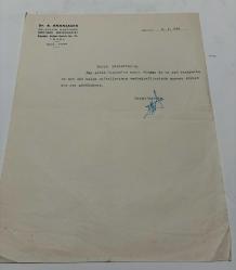 Efemera - Yahudi Eczacı / Leon Joaf Halefi Eliza joaf Fatura 1977 - kitantik - kitaLog