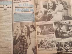 Pazar Haftalık Aktüalite Sinema Tiyatro Müzik ve Magazin Dergisi - 1974 Yılı - Sayı:980 - Arzu Okay - Senar Seven - Hülya Koçyiğit'in kızı da artist oldu - Gülşah Koçyiğit - Nil Burak - Cemil Şahbaz - Orhan Aksoy - Sami Hazinses - Selim Soydan - Cevat Kurtuluş - Funda Balcı - Emel Özden - Pakize Suda Dev Posteri - Ünlüler Albümü: Melek Görgün - Savaş Eşici - Çetin İnanç - İzzet Günay - Orhan Aykanat - Arif Keskiner - Aydemir Akbaş - Tufan Giray - Natuk Baytan - Tamer Yiğit - Cihangir Gaffari - Semih Evin - Gönül Hancı - Tamer Yiğit - Samim Meriç - Aytaç Arman - Yılmaz Duru - Silavana Mangona - Tarık Akan, Emel Sayın'a dut gibi aşık - Venüs Gibi Kadın - Seher Şeniz - Neriman Köksal - Nevzat Pesen - Orhan Günşiray - Göksel Arsoy - Feridun Kete fotoğraf ve haberi - Posterli Tam Takım Dergi