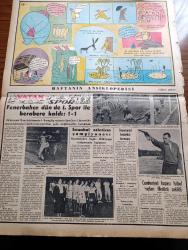 Vatan Gazetesi - 27 Ekim 1955 - Ahmet Emin Yalman Köşe Yazısı - Genç Muş Demiryolu Açıldı - Örfi İdare Tebliği 29 30 Ekim Gecesi Sokağa Çıkılabilir - Malatya Suikasti Davası Yeniden Karara Bağlandı - Suudi Arabistan Uçaklarımıza Geniş Ve İniş İzni Vermedi - Katil Hikmet Küçük İdama Mahkum Oldu - Uludağ'a Kar Yağdı - Fırtınalı Gece Yazan Orhan Kemal Yazı Dizisi - Baruthane'de Kurulacak Şehrin Projeleri Hazırlandı - Üniversite 1 Kasım'da Açılacak - Komünist Çin Makao'yu Portekiz'den Almak İstiyor - Geçmişte Bugün Yazan Feridun Fazıl Tülbentçi Yazı Dizisi - İslam Tarihinde Düşünen Baş Hazreti Ali Yazan Abdülbaki Gölpınarlı Yazı Dizisi - Radyo'nun Onbeş Günde Bir Programları Nasıl Hazırlanır - Sonu Gelmeyen Yol Çeviren Burhan Arpad Yazı Dizisi - Diktatör Peron'un Saymakla Bitmeyen Rezaletleri - Radyo Bulmaca - Haftanın Ansiklopedisi - Fenerbahçe Dün İstanbulspor'a Berabere Kaldı - Cumhuriyet Kupası Futbol Maçları Fikstürü Çekildi - Beynelmilel Basketbol Turnuvası