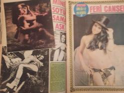 Pazar Haftalık Aktüalite Sinema Tiyatro Müzik ve Magazin Dergisi - 1974 Yılı - Sayı:967 - Meral Orhonsay - Yeşim yükselen - Mine Sun 200 milyonun tek mirasçısı ile evleniyor - İlknur Taçbaş da burun kaldırma modasına uydu - Assolistler yuvadan uçuyor - Muazzez Abacı - Atilla Kurtbaş - Gönül Akkor - Hayri Küçük - Behiye Aksoy - Fahrettin Aslan - Mediha Şen - Emel Sayın - İsmet Kasapoğlu - Mine Mutlu Soyundu - Ünlüler albümü: Feri Cansel - Salih Güney - Hulusi Kentmen - Yusuf Sezgin - Kadir İnanır - Sadri Alışık - Ömer Yamyamlar - Mete İnselel - Demir Karahan - Çetin İnanç - Yılmaz Güney - Feri Cansel - Mahmut Hekimoğlu - Figen Han artık ''Baş Rol'' diyor - Tanju Korel - Mehmet Arslan - Filiz Akın - Cüneyt Arkın - Esen Püsküllü - Yılmaz Köksal - Serpil Örümcer - Anuşka - Aylin - Tanju Gürsu - Türker İnanoğlu fotoğraf ve haberi - Tam Takım Dergi