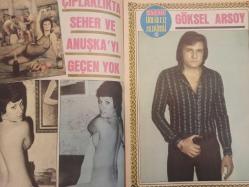 Pazar Haftalık Aktüalite Sinema Tiyatro Müzik ve Magazin Dergisi - 1974 Yılı - Sayı:966 - Seyyal Taner - Prenses Banu - Romina Yeşilçam'a yerleşti - Ayhan Işık - Sadri Alışık - Ahu Doğan - Emel Sayın tam dört kez çocuk aldırmış - Çıplaklıkta Seher Şeniz ve Anuşka'yı geçen yok - Ünlüler Albümü: Göksel Arsoy - Ülkü Erakalın - Hülya Koçyiğit - Belgin Doruk - Hüseyin Baradan - Faik Coşkun - Vahi Öz - Nevzat Okçugil - Necdet Tosun - Göksel Arsoy - Nevzat Pesen - Hulki Saner - Gönül Yazar - Memduh Ün - Bülent Oran - Göksel Arsoy - Sırrı Gültekin - Melek görgün: ''Ben baharı işte böyle karşılarım'' diyor - Tanju Korel - Ahmet Arkan - Sevgi Sun - Sermet Serdengeçti - Fatma Belgen - Hayati Sönmez - Nilüfer Aydan - Yılmaz duru - Memduh Ün - Halit Refiğ - Fatma Girik - Reha Yurdakul - Yılmaz Duru - Nilüfer Aydan, Halit Refiğ aşkı baskınla son buldu - Nuray Uslu - Nebahat Çehre - Muhterem Nur fotoğraf ve haberi - Tam Takım Dergi