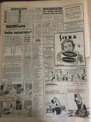 HÜRRİYET GAZETESİ 13 NİSAN 1967 YIL :19 SAYI :6807--Cezasını kendi eliyle verdi ---Sunay ,yarın Türkiye ye hareket  ediyor ---Murdar ırmağa taştı 200 dükkan su altında ----Permi satışı  ve bu yol ile otomobil ithalatı önlenecek ---Üç İsrail 'li asker öldürüldü ---1967 nin tipi ,manken 1,5 dakikalık bir reklam programı  için 100 bin  lira aldı ----Hamido nun  teslim olmasına köylüler  üzüldü ---Emekli Albay Eşini Tabanca ile Öldürüp Kaçtı ---Kara sinekle mücadele edecek ekipler  kuruldu ---420 bin dolar Kennedy Havaalanında Kayboldu --Neticeyi tesadüfe  bırakmak istemiyoruz ---Bursa dan İstanbul a 5 bin  seyirci gelecek ---Ergenlik sivilcesi 15 dakika da yok ediliyor ---Kamping Fuarında Türk Pavyonunu Gören Almanlar ,Türkiye ye Gelecek ---Cesar Romeo ,ak saçları ile  televizyon yıldızı oldu ---Siirt te 230 firari var ---
