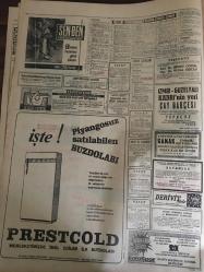 HÜRRİYET GAZETESİ 13 NİSAN 1967 YIL :19 SAYI :6807--Cezasını kendi eliyle verdi ---Sunay ,yarın Türkiye ye hareket  ediyor ---Murdar ırmağa taştı 200 dükkan su altında ----Permi satışı  ve bu yol ile otomobil ithalatı önlenecek ---Üç İsrail 'li asker öldürüldü ---1967 nin tipi ,manken 1,5 dakikalık bir reklam programı  için 100 bin  lira aldı ----Hamido nun  teslim olmasına köylüler  üzüldü ---Emekli Albay Eşini Tabanca ile Öldürüp Kaçtı ---Kara sinekle mücadele edecek ekipler  kuruldu ---420 bin dolar Kennedy Havaalanında Kayboldu --Neticeyi tesadüfe  bırakmak istemiyoruz ---Bursa dan İstanbul a 5 bin  seyirci gelecek ---Ergenlik sivilcesi 15 dakika da yok ediliyor ---Kamping Fuarında Türk Pavyonunu Gören Almanlar ,Türkiye ye Gelecek ---Cesar Romeo ,ak saçları ile  televizyon yıldızı oldu ---Siirt te 230 firari var ---