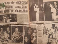 Pazar Haftalık Aktüalite Sinema Tiyatro Müzik ve Magazin Dergisi - 1974 Yılı - Sayı:960 - Seher Şeniz - Elif Pektaş - Ayşecik - Zeynep Değirmencioğlu - Hamdi Değirmencioğlu - Serkan Acar - Efgan Efekan - Baha Gelenbevi - Zeynep Değirmencioğlu - Neriman Köksal - Öztürk Serengil - Gönül Beyhan - Kenan Pars - ''Perihan Ateş'' - Yeşilçam'da Aysel Tanju, Birsen Ayda, Özcan Tekgül - Marilyn Monroe - İkinci kocası Di Maggio bu fotoğraflara deli oldu - Arzu Okay - Metin İnselel - Volkan Kayhan - Metin Altınbaş - Sermet Serdengeçti - Mesut Engin - Salih Kırmızı - Sevda Ferdağ ablasıyla ortak olup paralarını tiyatroya yatırdı - Ferda Ferdağ - Aşk İstanbul'da - Feri Cansel - Hülya Tuğlu - Fikret Hakan - Işık Nur Yavuz - Leyla Sayar - Sevinç Pekin - Zeyno Çilem - Turgut Akan - Muzaffer Alp fotoğraf ve haberi - Dergi Tam Değildir Sadece 12 Sayfası Mevcuttur