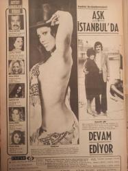 Pazar Haftalık Aktüalite Sinema Tiyatro Müzik ve Magazin Dergisi - 1974 Yılı - Sayı:960 - Seher Şeniz - Elif Pektaş - Ayşecik - Zeynep Değirmencioğlu - Hamdi Değirmencioğlu - Serkan Acar - Efgan Efekan - Baha Gelenbevi - Zeynep Değirmencioğlu - Neriman Köksal - Öztürk Serengil - Gönül Beyhan - Kenan Pars - ''Perihan Ateş'' - Yeşilçam'da Aysel Tanju, Birsen Ayda, Özcan Tekgül - Marilyn Monroe - İkinci kocası Di Maggio bu fotoğraflara deli oldu - Arzu Okay - Metin İnselel - Volkan Kayhan - Metin Altınbaş - Sermet Serdengeçti - Mesut Engin - Salih Kırmızı - Sevda Ferdağ ablasıyla ortak olup paralarını tiyatroya yatırdı - Ferda Ferdağ - Aşk İstanbul'da - Feri Cansel - Hülya Tuğlu - Fikret Hakan - Işık Nur Yavuz - Leyla Sayar - Sevinç Pekin - Zeyno Çilem - Turgut Akan - Muzaffer Alp fotoğraf ve haberi - Dergi Tam Değildir Sadece 12 Sayfası Mevcuttur