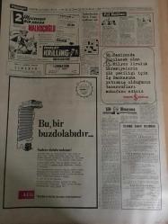 HÜRRİYET GAZETESİ 11 NİSAN 1967 YIL :19 SAYI :6805---Rumlarla Mücahitler Yine Çarpıştı ---Misyoner çift Türkiye de karanlık işler çevirmiş ---Gece kulüpleri cırtlak sesli artist Jayne Mansfield  in işine son verdi ----Hamido ,oğlunu kaza ile öldüren gazeteciden  davacı olmadı ---Beş kişi hamile kadını kaçırarak tecavüz etti ---Polis teşkilatının 122 . kurtuluş yılı kutlandı ---Florya tesislerine ait yeni zamlı tarife tespit edildi ---Tankerden akan petrol ,Fransa  sahillerine indi ---Beşiktaş neden bocalıyor ?--Devler aynı hiza da ---Altaylılar :Beşiktaş büyük konuşmanın  cezasını çekti ---Sunay ,Harikalar diyarında ---Moda da cesedi bulunan şahsın cinayete kurban gittiği sanılıyor ---Toto da 13 maçı iki kişi bildi ---Büyük Asker Mareşal Fevzi Çakmak Anıldı ---Sunay ı götüren helikopterin pilotu başkanla Türkçe  konuştu ---