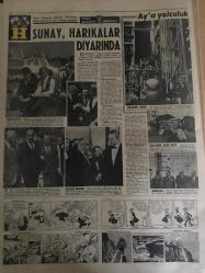 HÜRRİYET GAZETESİ 11 NİSAN 1967 YIL :19 SAYI :6805---Rumlarla Mücahitler Yine Çarpıştı ---Misyoner çift Türkiye de karanlık işler çevirmiş ---Gece kulüpleri cırtlak sesli artist Jayne Mansfield  in işine son verdi ----Hamido ,oğlunu kaza ile öldüren gazeteciden  davacı olmadı ---Beş kişi hamile kadını kaçırarak tecavüz etti ---Polis teşkilatının 122 . kurtuluş yılı kutlandı ---Florya tesislerine ait yeni zamlı tarife tespit edildi ---Tankerden akan petrol ,Fransa  sahillerine indi ---Beşiktaş neden bocalıyor ?--Devler aynı hiza da ---Altaylılar :Beşiktaş büyük konuşmanın  cezasını çekti ---Sunay ,Harikalar diyarında ---Moda da cesedi bulunan şahsın cinayete kurban gittiği sanılıyor ---Toto da 13 maçı iki kişi bildi ---Büyük Asker Mareşal Fevzi Çakmak Anıldı ---Sunay ı götüren helikopterin pilotu başkanla Türkçe  konuştu ---