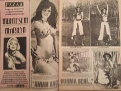 Pazar Haftalık Aktüalite Sinema Tiyatro Müzik ve Magazin Dergisi - 1974 Yılı - Sayı:953 - Piraye Uzun - Prenses Banu - Arzu Okay - Aslıhan'ın yapışık kardeşi Neslihan - Meral Zeren'i Muz Gibi Soydular - Kemal Sunal - Hakan Balamir - Ünlüler Albümü: Selma Güneri - Duygu Sağıroğlu - Gönül Yazar - İzzet Günay - Gülistan Deniz - Fatma KAranfil - Muzaffer Tema - Çolpan İlhan - Selma Güneri - Şükriye Atav - Yavuz Yalınkılıç - Duygu Sağıroğlu - Fikret Hakan - Nuri Sesigüzel - Sami Hazinses - Yusuf Sezgin - Bilge Olgaç - Yılmaz Güney - Tülin Elgin - Sevda Ferdağ - Tunç Oral - Gürol Ünlüsoy - Meral Sayın - Tunç Oral - Devlet Devrim -Halit Refiğ - Mine Soley sekiz yıldır ''Nikah'' diyor - Özcan Özgür - Hülya Korur - Müjgan Ağralı - İlhan Daner - İhsan Yüce - Turgut Boralı - Ferda Büyükgüneş - Cevat Kurtuluş - Mürüvvet Sim - Yaşar Yağmur fotoğraf ve haberi - Tam Takım Dergi