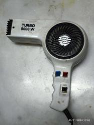 ESKİ TURBO 5000 SAÇ KURUTMA MAKİNESİ ÇALIŞIR DURUMDA SICAK-SOĞUK