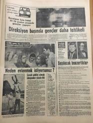 HÜRRİYET GAZETESİ 3 MART 1968 YIL :20 SAYI :7130---AP ,Senatörlere Hazır Ol Emri Verdi ---Tahliye edilen şaki Hamido korkudan köyüne dönemiyor ---Türkiye ,Amerikan yardımını iyi kullanmamış --Sevgilisiyle  rahat  yaşayabilmek için kocasını boğan kadın  idama mahkum oldu ---işçiler 25 hizmet yılını doldurunca  emekli olabilecek ----Gecekonduları  tapulamak için belediye iki büro kuruldu --Neden evlenmek istiyorsunuz? :Çocuk sahibi olmak isteyenler yüzde 80---Radyoaktif Karlar Amerika ya Taşınacak ---Fenerbahçe -Galatasaray ----Beşiktaş ummadığı bir puan verdi :0-0--Vefa ,İzmir de de yenilemekten kurtulamadı ----Bursa spor Altınordu Karşısında ---Eskişehir spor Mersin de çetin bir imtihan veriyor ---Ankaragücü :1 Gençlerbirliği :1---48 Saat buzdan bir tabutta kaldı ---Sevgilisi yerine yanlışlıkla kızın erkek kardeşini kaçırdı ---
