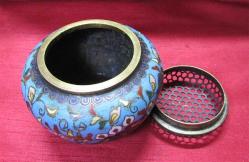 AnTiKa CLOISONNE MiNeLi BRONZ BuHuRDaNLıK-TüTSüLüK....