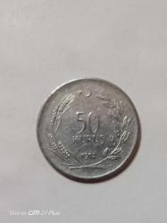 TÜRKİYE CUMHURİYETİ 50 KURUŞ 1972  ÇÇT