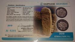 2019 GÖBEKLİTEPE GÜMÜŞ HATIRA PARA SERTİFİKASI GÖRSELDEKİ ÜRÜN