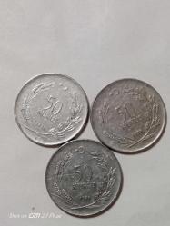 TÜRKİYE CUMHURİYETİ 50 KURUŞ 1971 ÇÇT