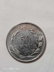 TÜRKİYE CUMHURİYETİ 50 KURUŞ 1977  ÇÇT