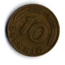 Almanya 10 Pfennig 1975 (Mp1666)
