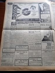 Vatan Gazetesi - 5 Aralık 1954 - Askerliğimizde Spor Yazan Ahmet Emin Yalman Köşe Yazısı - Yeni Kar Hadleri Kararı Yürürlüğe Girdi - Müslüman Kardeşler'in Liderlerinden Hudeybi Ve Aptüllatif İdama Mahkum Edildi - İsmet İnönü Bedii Faik'i Cezaevinde Ziyaret Etti - Kapalıçarşı Yangını Sebebi Anlaşıldı - Sineması Muhallebici Ve Dolmuşlara Zam Yapıldı - İzmir'de Şekersizlik Had Bir Safhada - Otomobil Sevdası Yazan İsmail Ateş Yazı Dizisi - İstanbul Kız Lisesi'nin Açılışı Geri Kaldı - Adnan Menderes Winston Churchill'i Tebrik Etti - Papa Halka Hitap Edecek - Dün Gece Yapılan Basketbol Karşılaşmaları - Fenerbahçe Galatasaray maçı - Beyşehir'de Linyit Damarları Bulundu - Sultan İkinci Abdülhamid'in Selanik'e Götürülmesi - Osmanlı Tarihinden Sayfalar Yazan Feridun Fazıl Tülbentçi Yazı Dizisi - Kleopatra Yazan Emil Ludwig Yazı Dizisi - Siperler İçin Mi Tanklar İçin Mi Milyonlar Harcanmalı - Sir Julius Levy'nin Yükselişi Yazan Daphne Du Maurier Yazı Dizisi - Gilda Mücevher - Gripin - Radyo